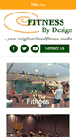 Mobile Screenshot of fitnessbydesigndm.com